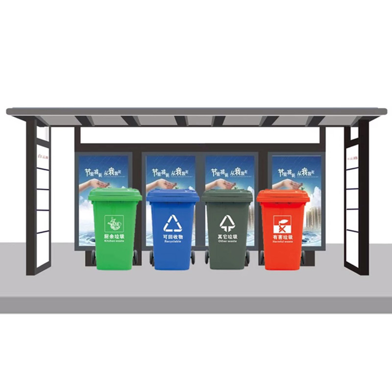 社區(qū)垃圾分類-垃圾分類收集亭廠家、制作、價格